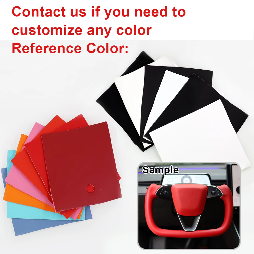 Handle for New Model Y Juniper Heating Yoke Steering Wheel For Tesla Personalized Racing Leather Customized Accessory