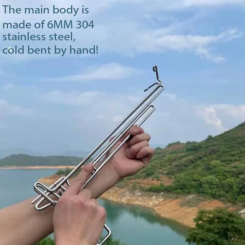 Handmade 304 Stainless Steel Wire , Paper Bullet Gun, Rubber Band Gun, Traditional Toys Pure (handmade toys)