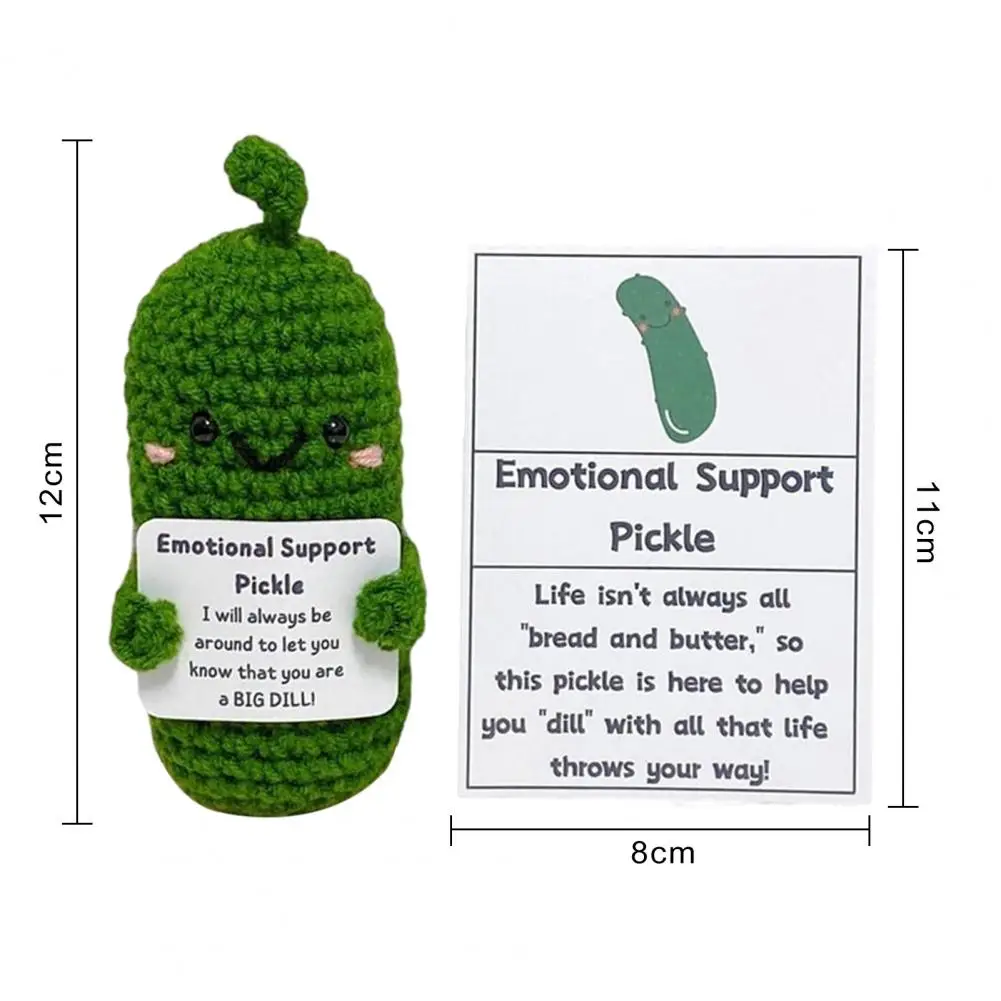 Handmade Braided Emotional Support Pickle