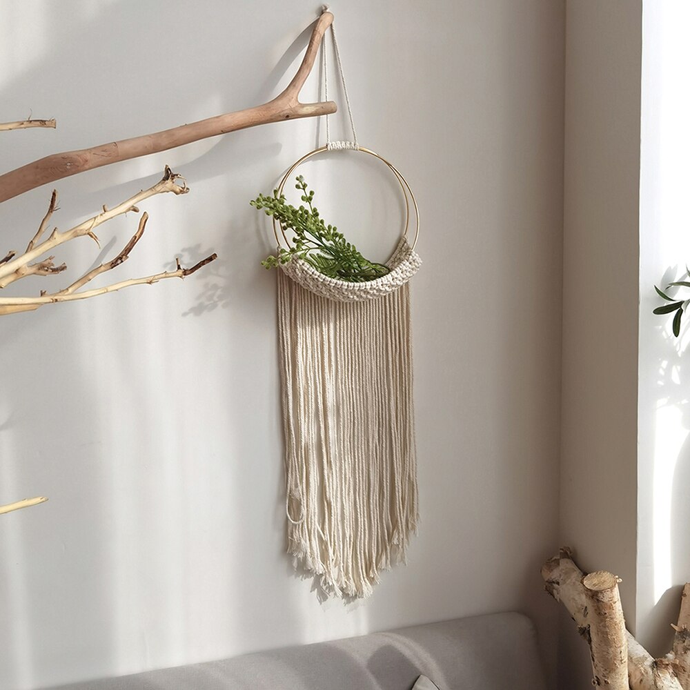 Handmade Macrame Plant Pot Hanger Handmade Macrame Plant Pot Hanger