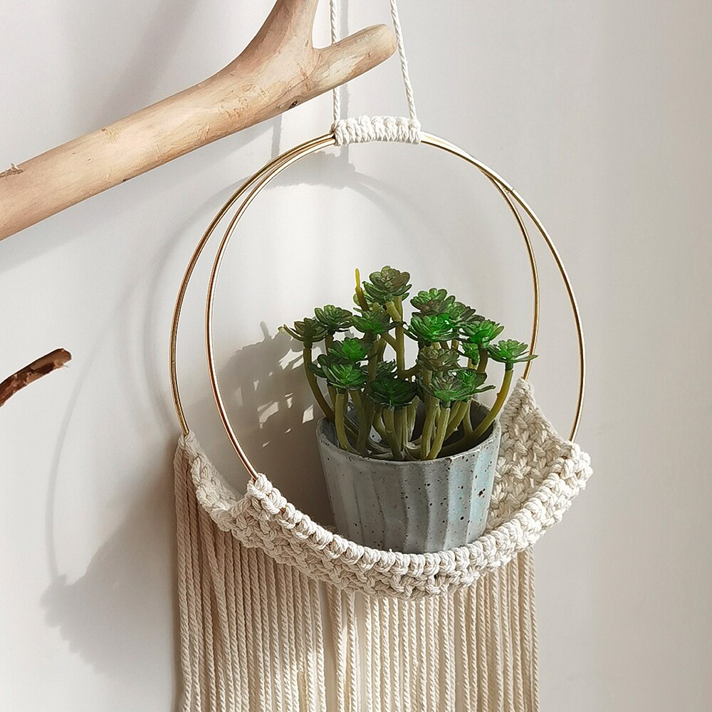Handmade Macrame Plant Pot Hanger Handmade Macrame Plant Pot Hanger