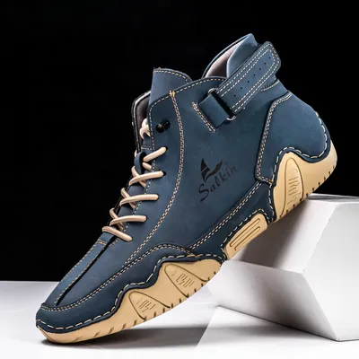 Handmade Men Boots Design Sneakers Man Outdoor Casual Leather Men Shoes Ankle Boots Fall Breathable Hot Sale Handmade Men Boots Design Sneakers Man Outdoor Casual Leather Men Shoes Ankle Boots Fall Breathable Hot Sale