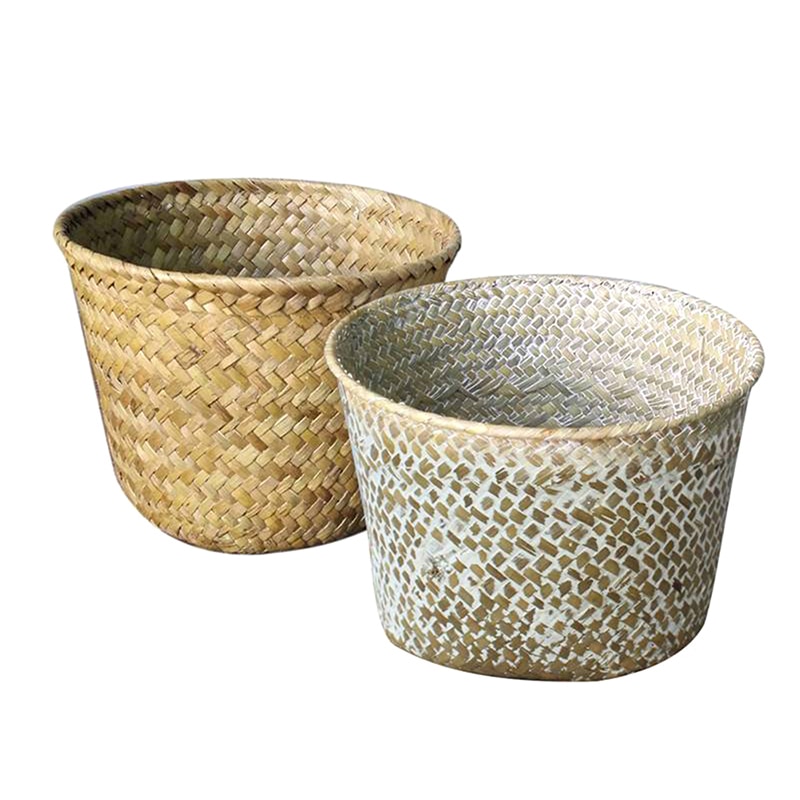 Handmade Natural Rattan Flower Pot Basket Handmade Natural Rattan Flower Pot Basket
