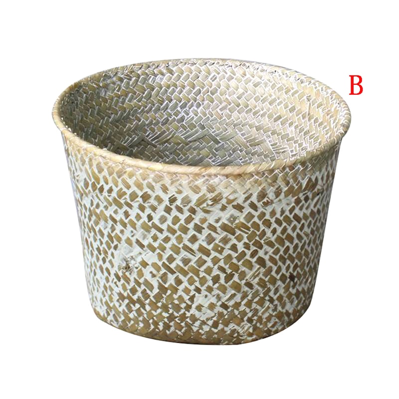 Handmade Natural Rattan Flower Pot Basket Handmade Natural Rattan Flower Pot Basket