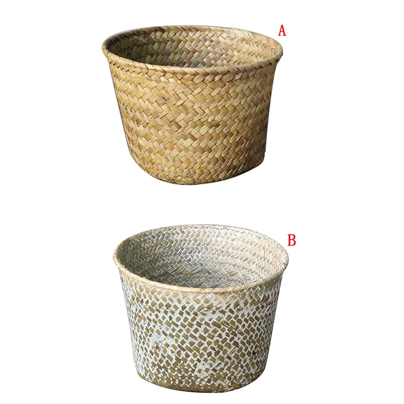 Handmade Natural Rattan Flower Pot Basket Handmade Natural Rattan Flower Pot Basket