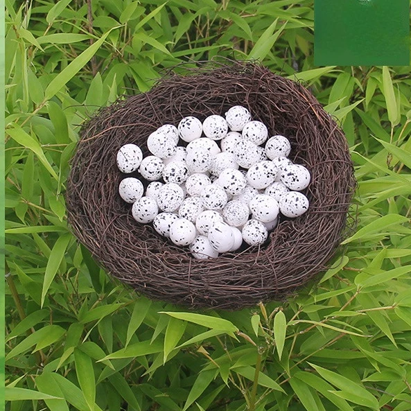 Handmade Rattan Fake Bird Nest Handmade Rattan Fake Bird Nest