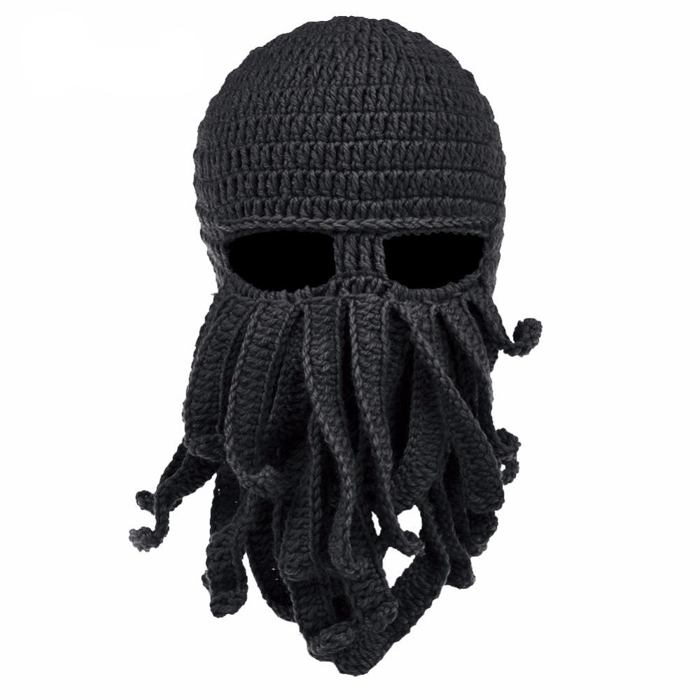 Handmade Tentacle Octopus Pure cotton Hat Balaclava Cap Winter Warm Hat Skullies Beanies Handmade Tentacle Octopus Pure cotton Hat Balaclava Cap Winter Warm Hat Skullies Beanies