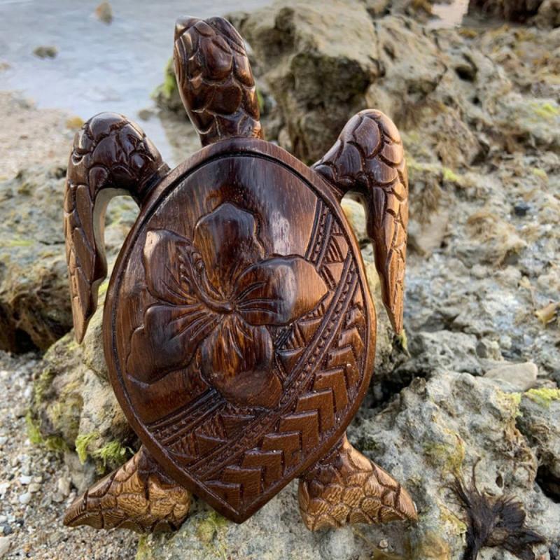 Handmade Turtle Wood Carving Decor Handmade Turtle Wood Carving Decor