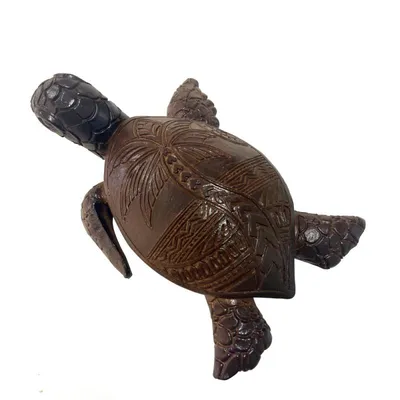 Handmade Turtle Wood Carving Decor Handmade Turtle Wood Carving Decor