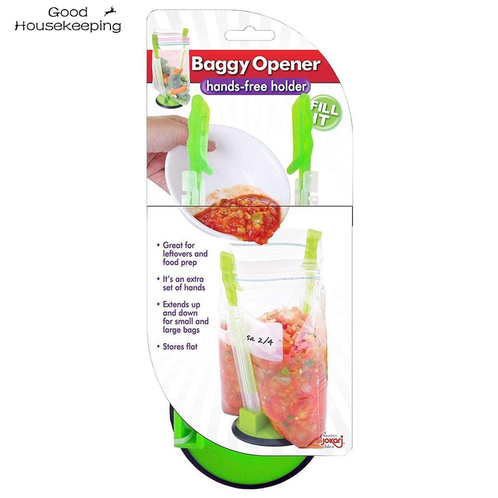Hands Free Adjustable Freezer Bag Holder Hands Free Adjustable Freezer Bag Holder
