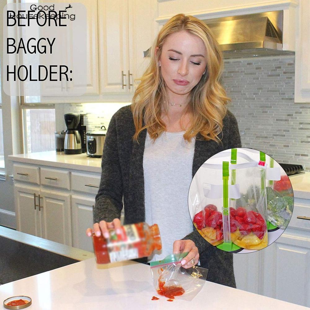 Hands Free Adjustable Freezer Bag Holder Hands Free Adjustable Freezer Bag Holder