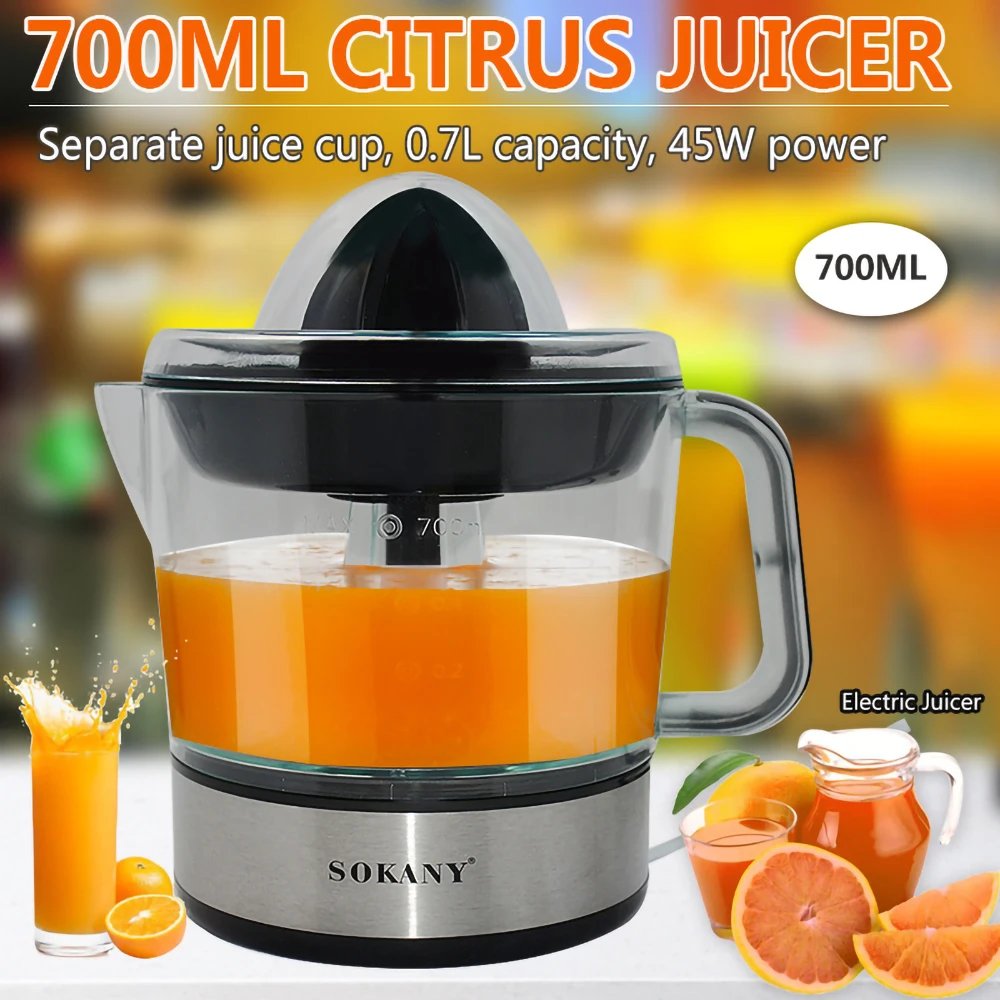 Hands Free Electric Citrus Juicer Orange Squeezer Lemon Extractor Plastic Automatic Fresh Fruit Juice Presser Juicer Hands Free Electric Citrus Juicer Orange Squeezer Lemon Extractor Plastic Automatic Fresh Fruit Juice Presser Juicer