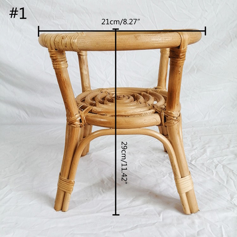 Handwoven Natural Rattan Plant Stand Handwoven Natural Rattan Plant Stand