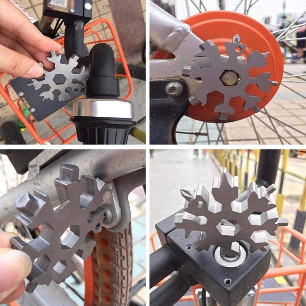 Handy 18 in 1 Snowflake Tool with Case