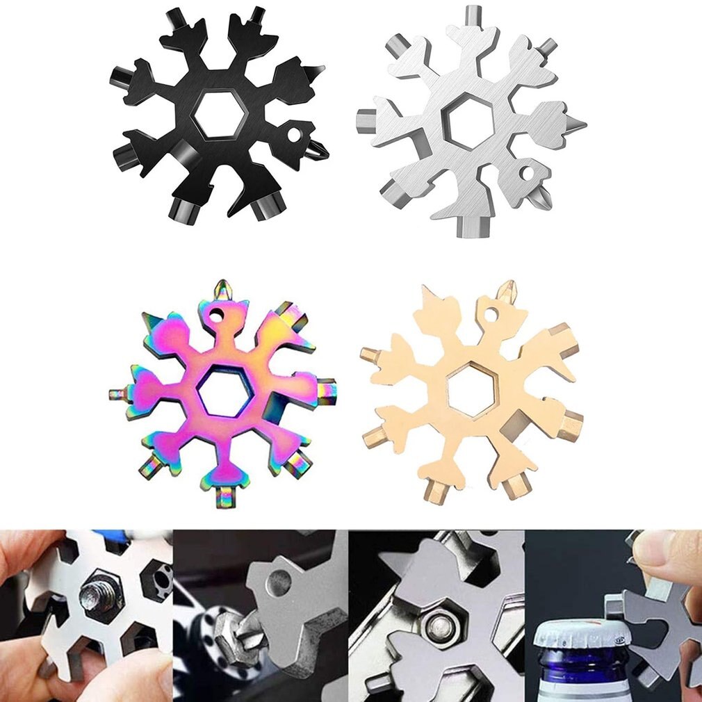 Handy 18 in 1 Snowflake Tool with Case