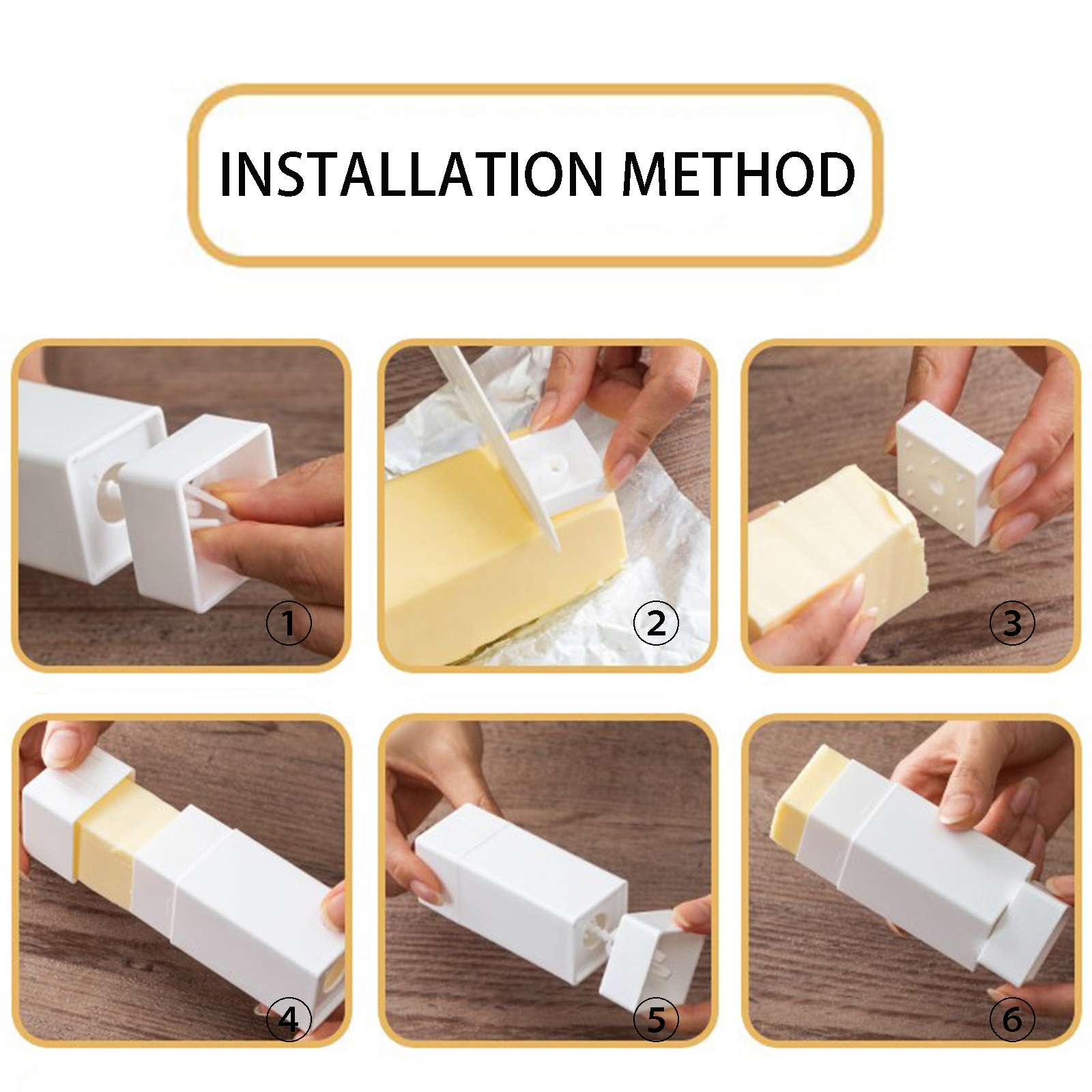 Handy Plastic Butter Stick Holder Handy Plastic Butter Stick Holder