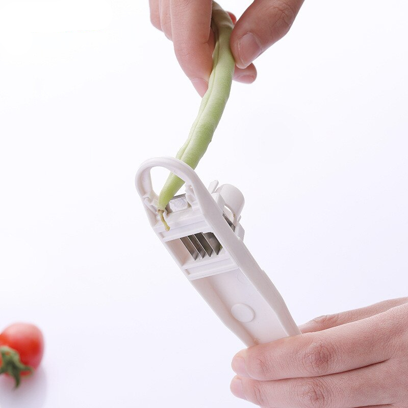 Handy Plastic Runner Bean Cutter