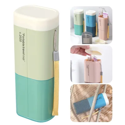 Handy Toothbrush and Toothpaste Travel Case