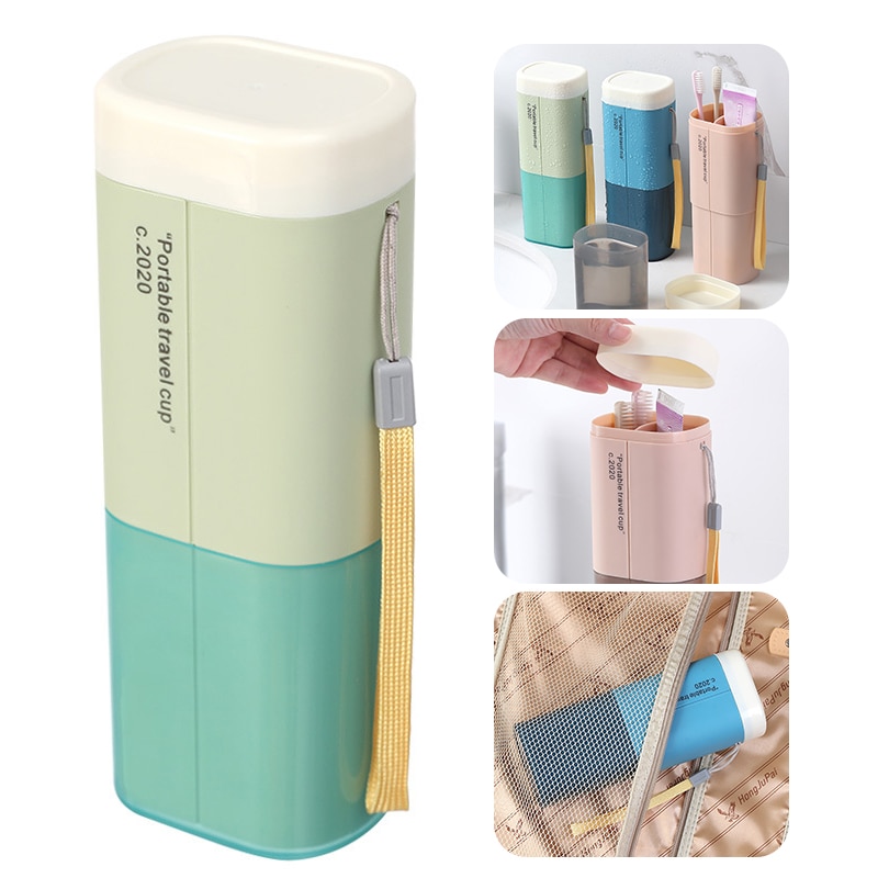 Handy Toothbrush and Toothpaste Travel Case