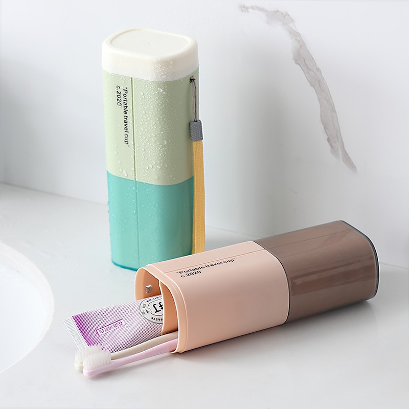 Handy Toothbrush and Toothpaste Travel Case
