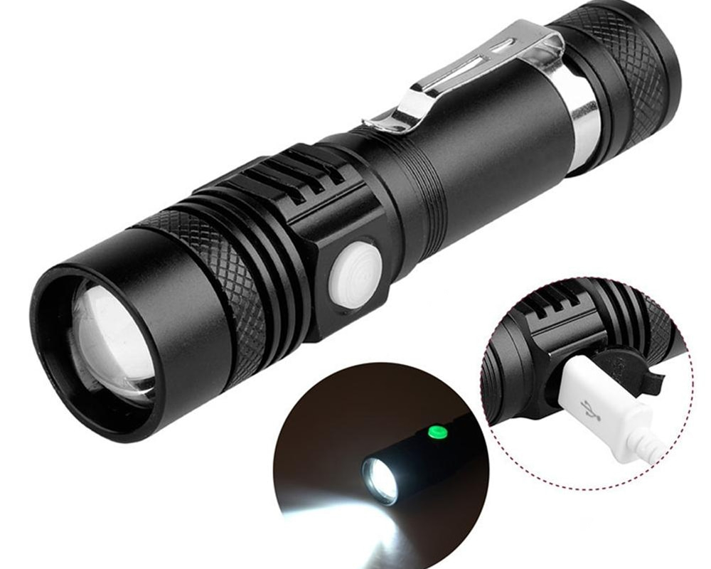Handy Zoomable Rechargeable Flashlight Handy Zoomable Rechargeable Flashlight