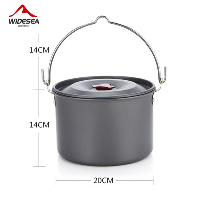 Hangable 4L Aluminum Camping Pot Hangable 4L Aluminum Camping Pot