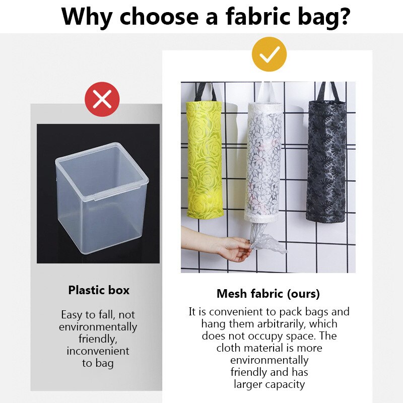 Hangable Grocery Bag Dispenser
