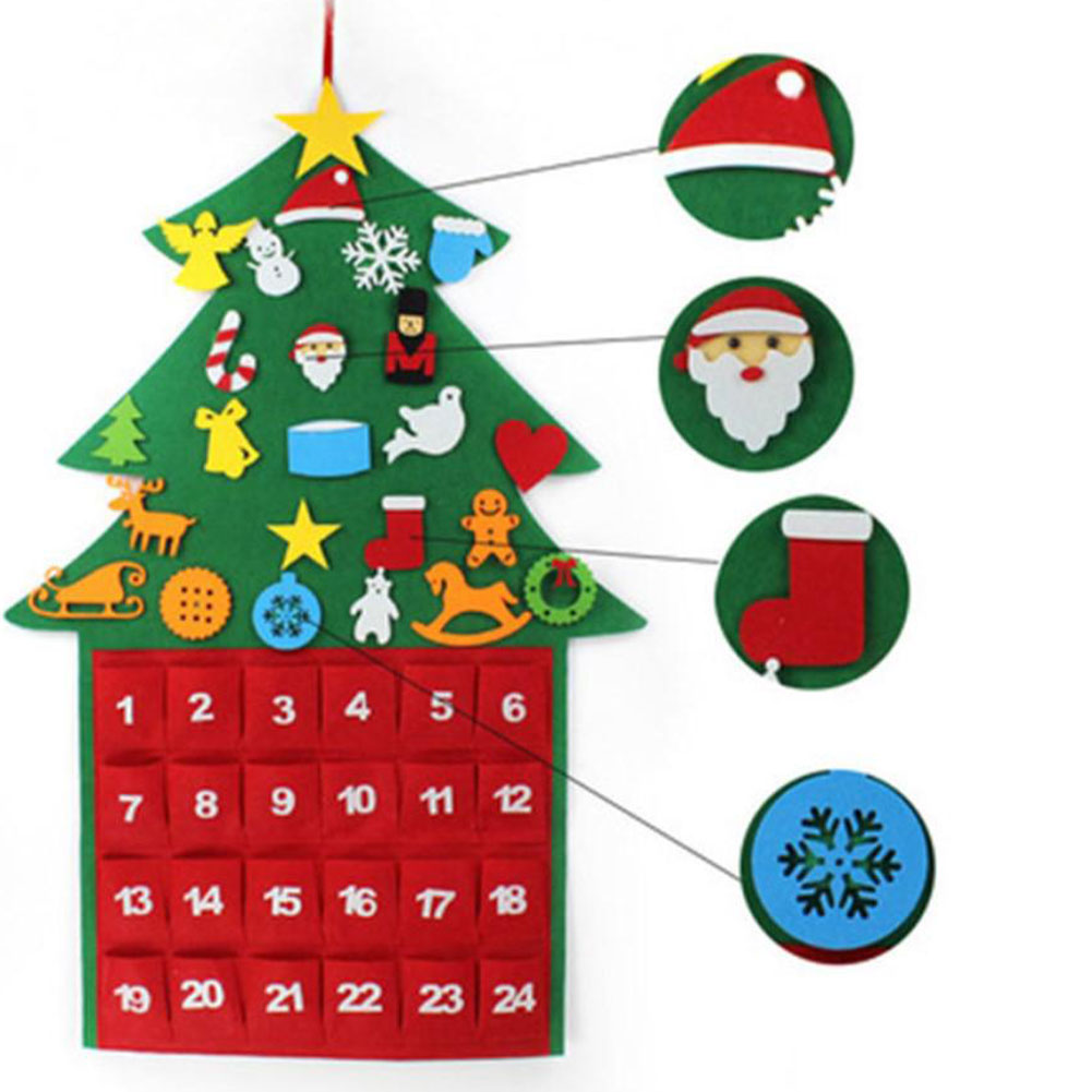 Hanging Advent Calendar with Pockets