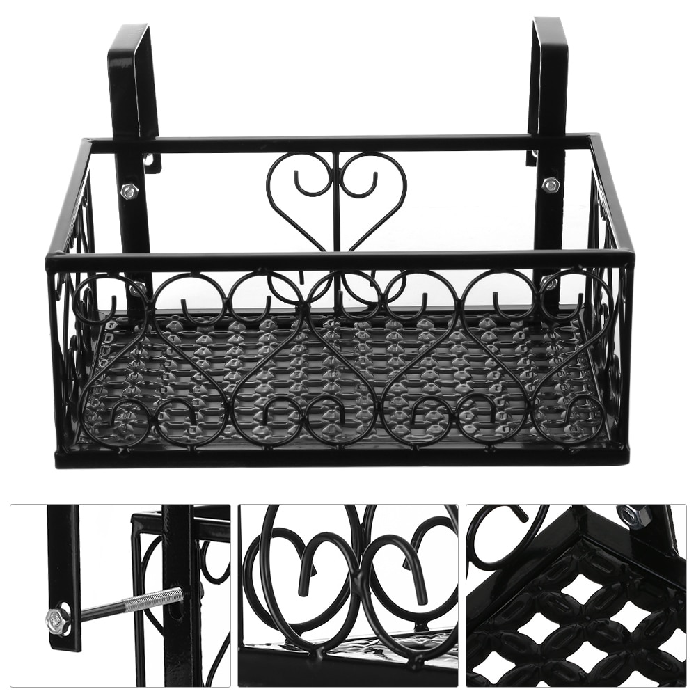 Hanging Balcony Railing Planter with Screw Hanging Balcony Railing Planter with Screw