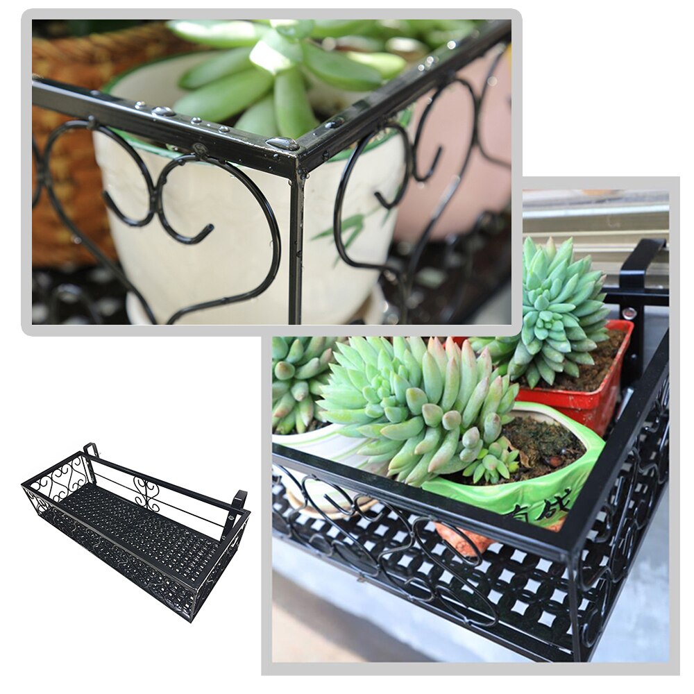Hanging Balcony Railing Planter with Screw Hanging Balcony Railing Planter with Screw