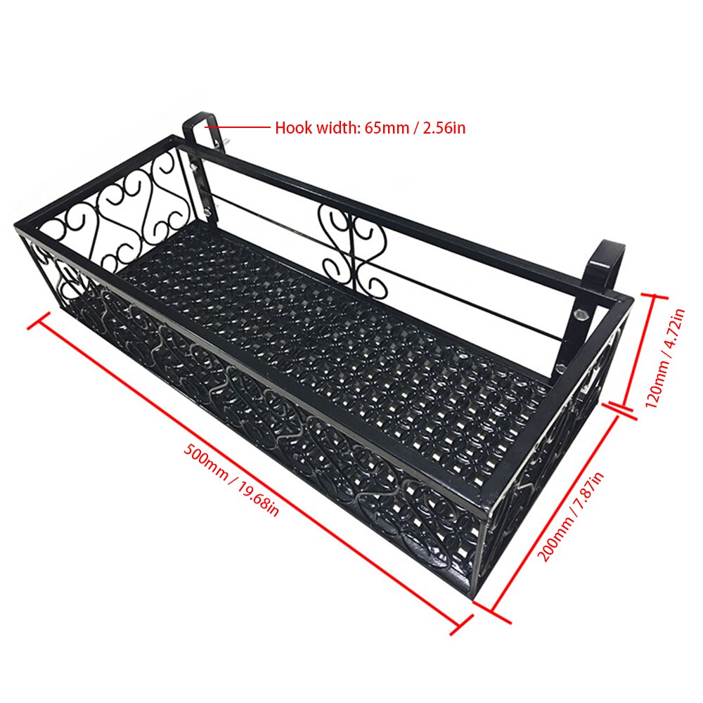 Hanging Balcony Railing Planter with Screw Hanging Balcony Railing Planter with Screw