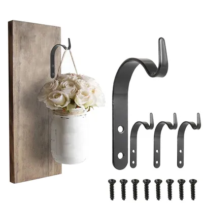 Hanging Basket Hooks Wall Mount (10 pcs) Hanging Basket Hooks Wall Mount (10 pcs)