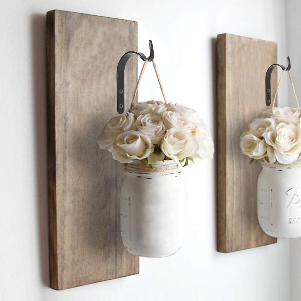 Hanging Basket Hooks Wall Mount (10 pcs) Hanging Basket Hooks Wall Mount (10 pcs)