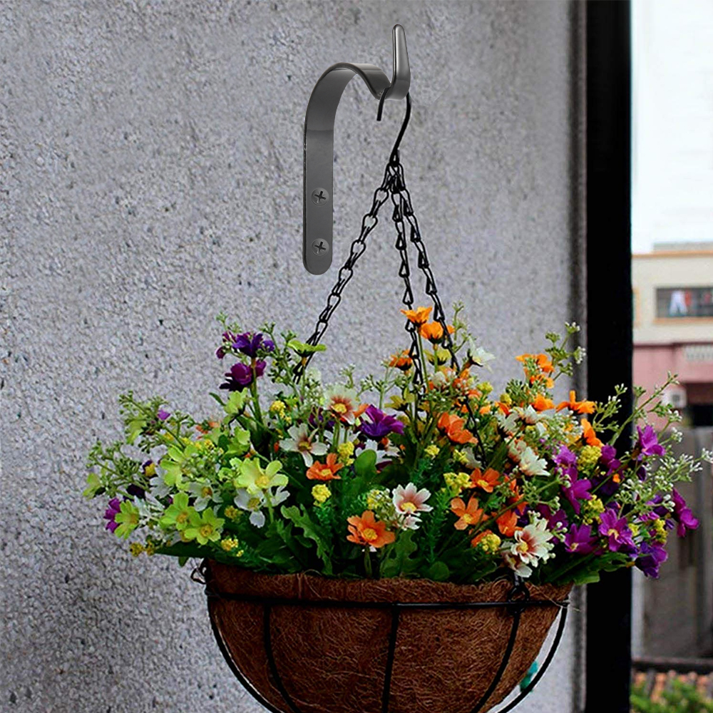 Hanging Basket Hooks Wall Mount (10 pcs) Hanging Basket Hooks Wall Mount (10 pcs)
