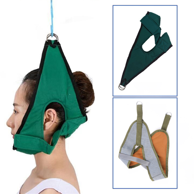 Hanging Cervical Neck Traction Device Soft Neck Stretching Belt Pain Relief Metal Bracket Chiropractic Medical Hanging Cervical Neck Traction Device Soft Neck Stretching Belt Pain Relief Metal Bracket Chiropractic Medical