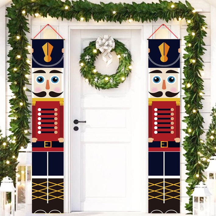 Hanging Christmas Door Banners (2pcs)