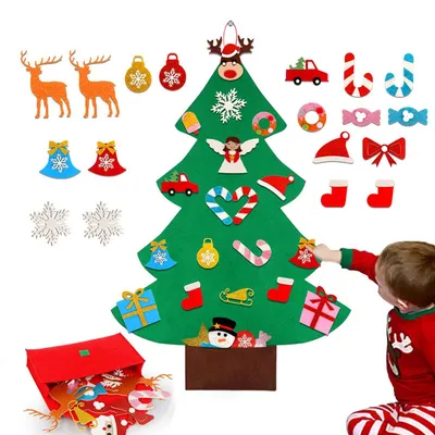 Hanging Christmas Tree DIY Decors