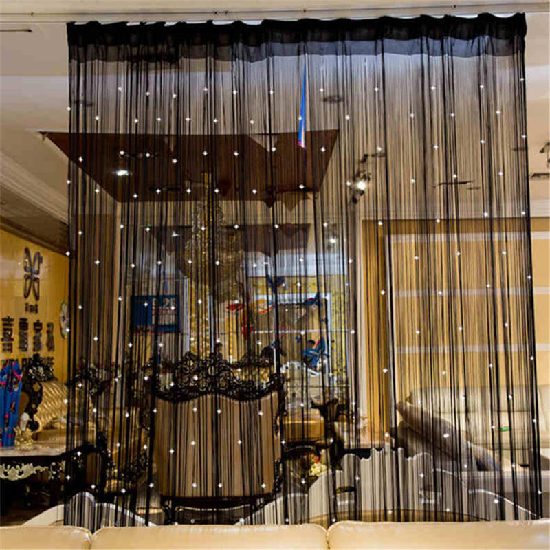 Hanging Crystal Beaded String Door Curtains