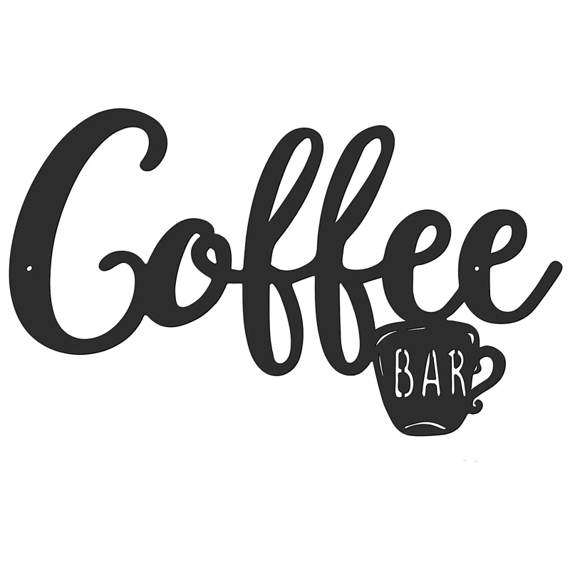 Hanging Decoration Coffee Bar Sign Hanging Decoration Coffee Bar Sign