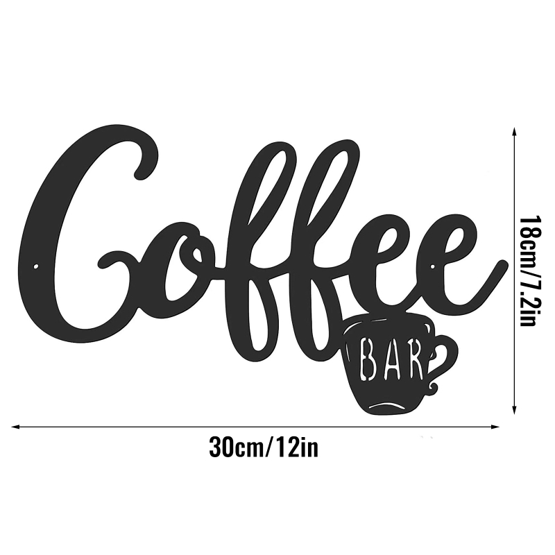 Hanging Decoration Coffee Bar Sign