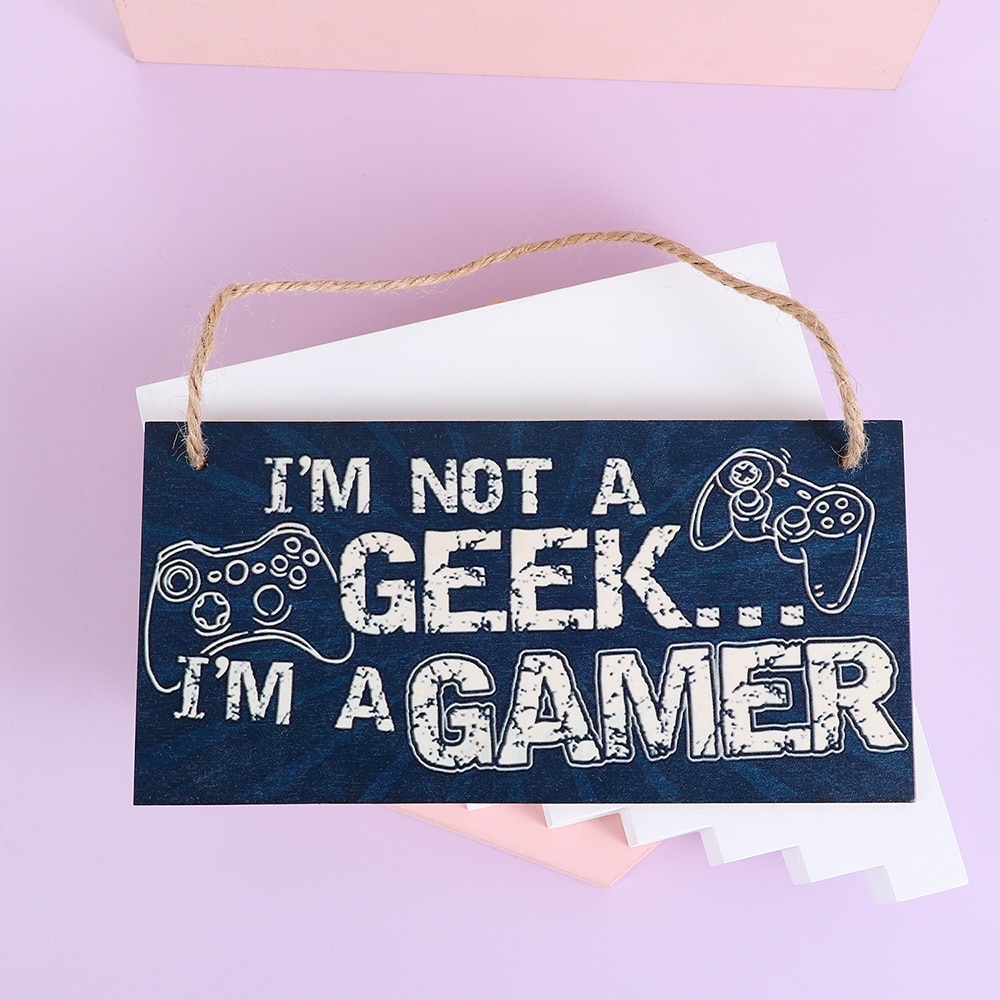 Hanging Design Gamer Door Sign