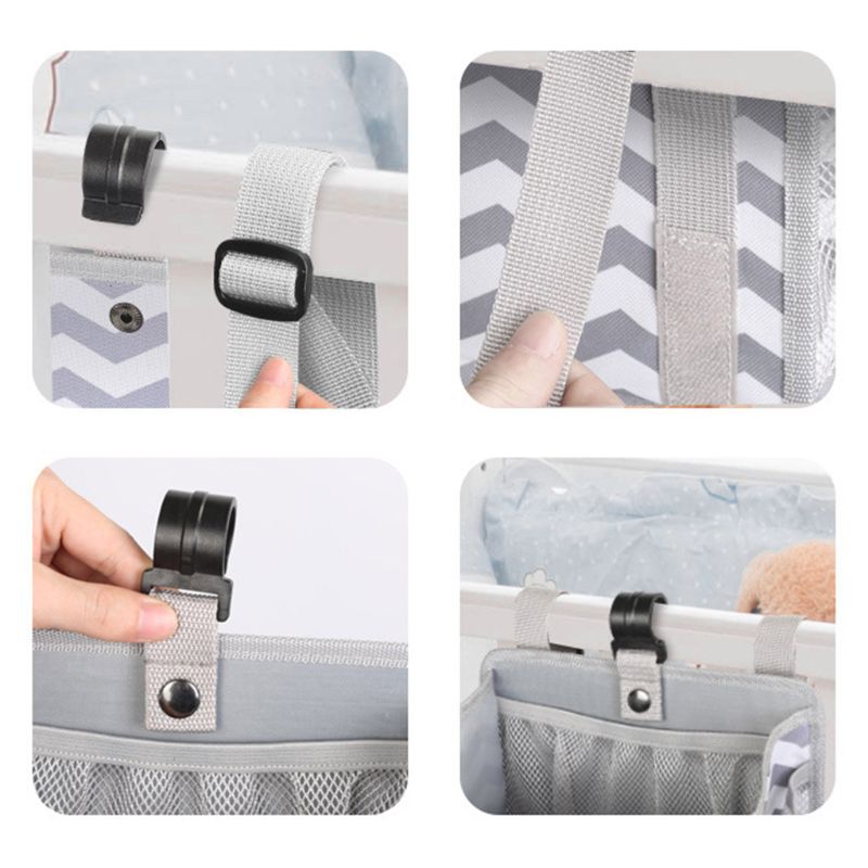 Hanging Diaper Caddy Crib Organizer Hanging Diaper Caddy Crib Organizer