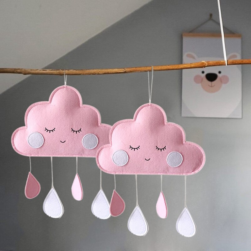 Hanging Felt Cloud Nursery Decor