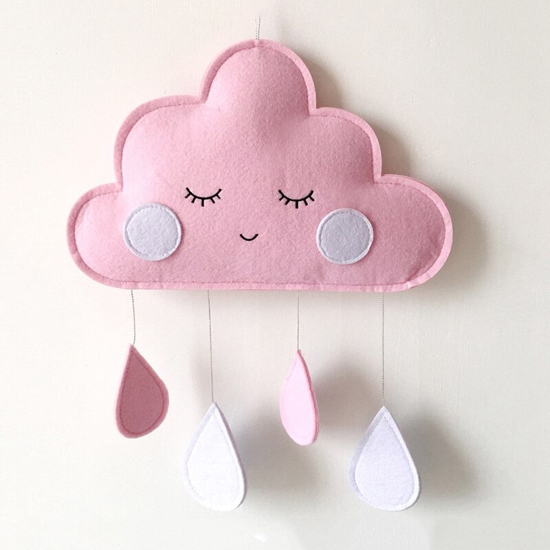 Hanging Felt Cloud Nursery Decor