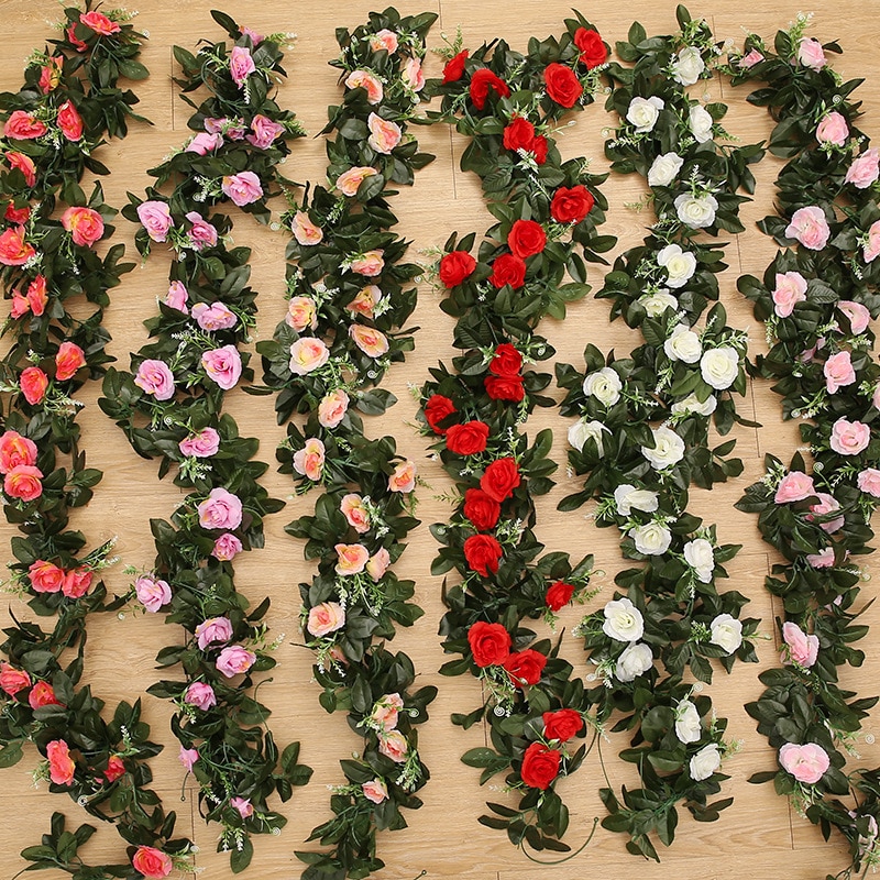 Hanging Flowers Artificial Rose Vines Hanging Flowers Artificial Rose Vines