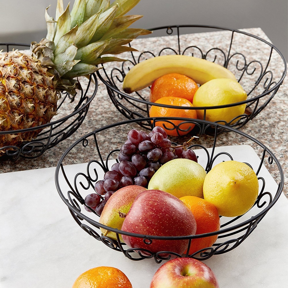 Hanging Fruit Basket 3 Tier Rack Hanging Fruit Basket 3 Tier Rack