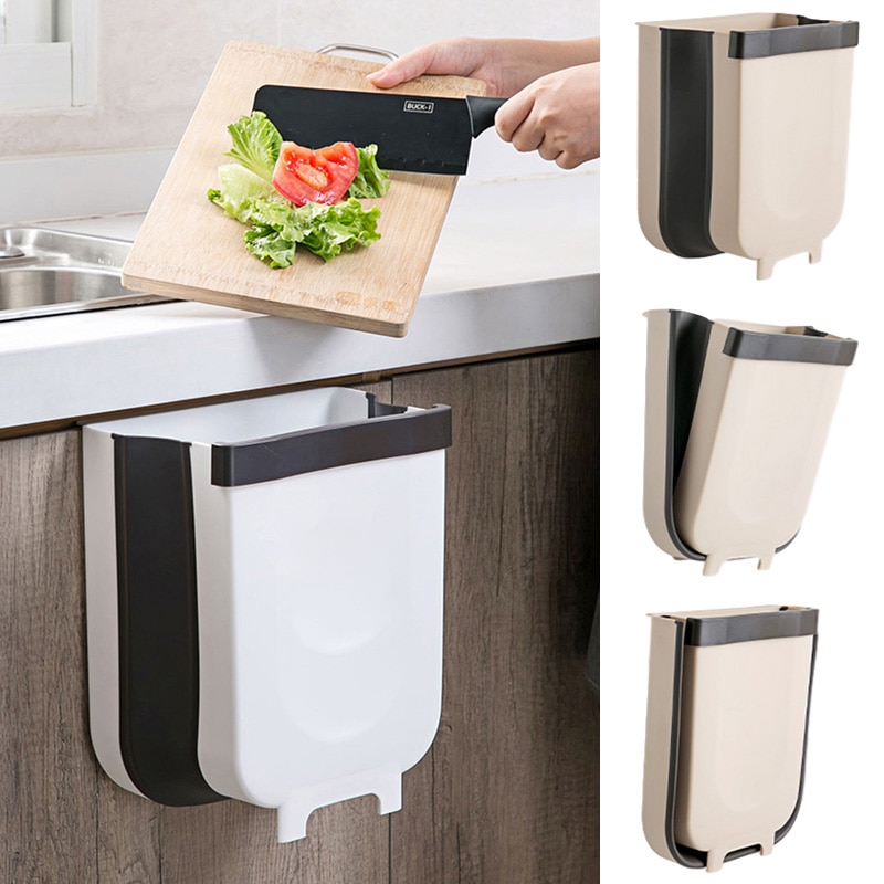 Hanging Garbage Can Folding Trash Bin Hanging Garbage Can Folding Trash Bin