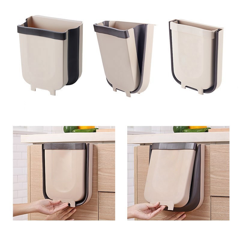 Hanging Garbage Can Folding Trash Bin