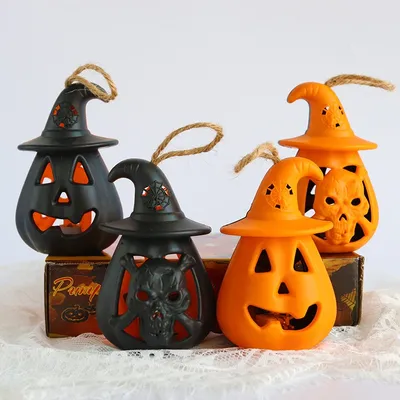 Hanging Halloween Pumpkin Light Decor (2 pcs) Hanging Halloween Pumpkin Light Decor (2 pcs)