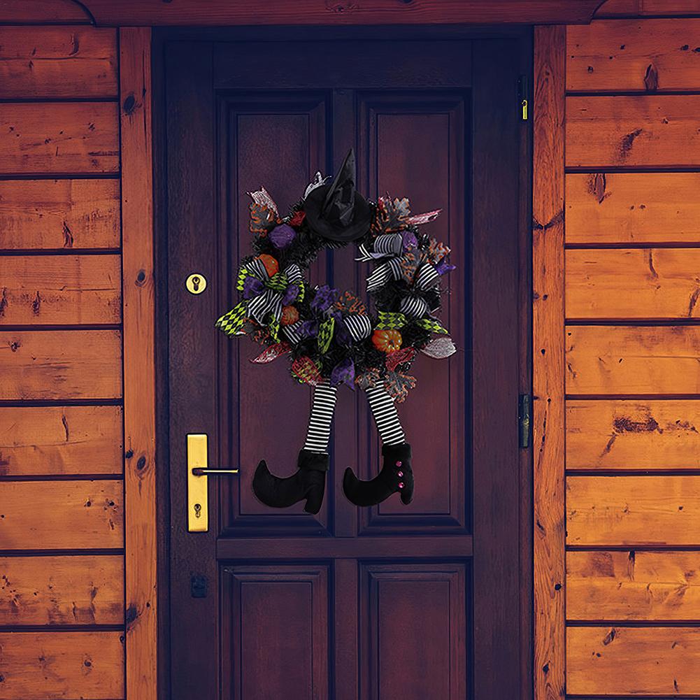 Hanging Halloween Wreath Decor Hanging Halloween Wreath Decor